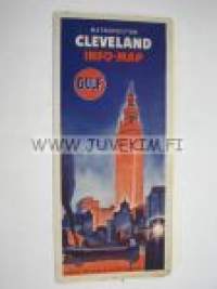 Gulf Metropolitan Cleveland info-map -tiekartta