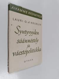 Syntyvyyden säännöstely ja väestöpolitiikka