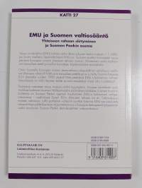 EMU ja Suomen valtiosääntö : yhteiseen rahaan siirtyminen ja Suomen Pankin asema