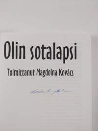 Olin sotalapsi (signeerattu)