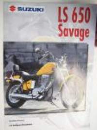 Suzuki LS 650 Savage -myyntiesite saksaksi