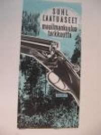 Suhl laatuaseet maailmankuulua tarkkuutta ja messulippu 18.-19.9.1967