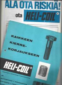 Ekströmin Koneliike Hell-Coil  esitteitä  1978 2 kpl erä