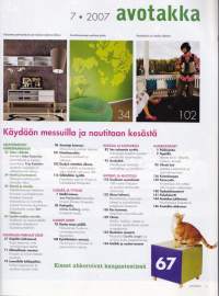 Avotakka N:o 7/2007. Katso sisältö kuvista.