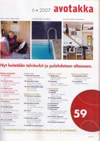 Avotakka N:o 6/2007. Katso sisältö kuvista.