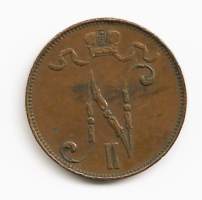 5 penniä  1910