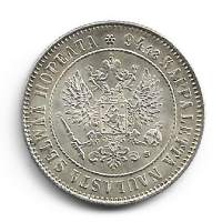 1 markka  1915  hopeaa