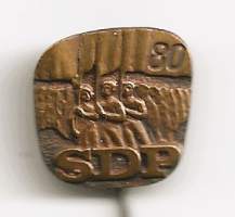 SDP 80 v neulamerkki  rintamerkki