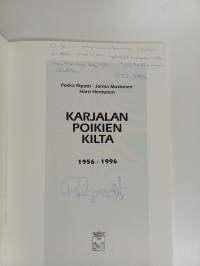Karjalan poikien kilta ry : 1956-1996 (signeerattu, tekijän omiste)