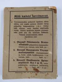 Rovasti Heumannin lääkkeet