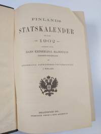 Finlands stats-kalender för året 1902
