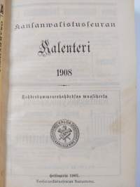Kansanvalistusseuran kalenteri 1908