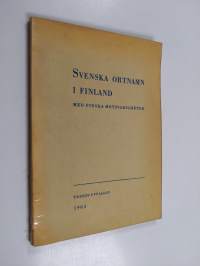 Svenska ortnamn i Finland, med finska motsvarigheter