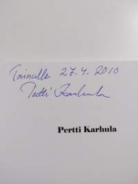 Jossain tänään (signeerattu, tekijän omiste)