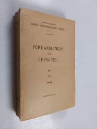 Förhandlingar och uppsatser : 25 : 1911