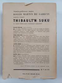 Thibault&#039;n suku 4-6 : Antoinen potilaat ; &quot;La Sorellina&quot; ; Isän kuolema