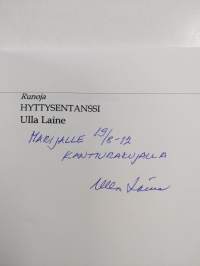 Hyttysentanssi : runoja (signeerattu, tekijän omiste)