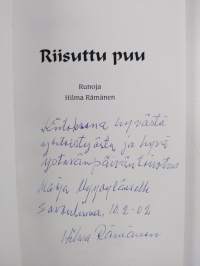Riisuttu puu : runoja (signeerattu, tekijän omiste)