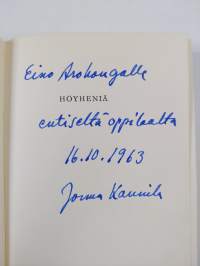 Höyheniä : novelleja (signeerattu, tekijän omiste)