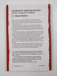 Audition monologues and how to prepare for auditions (signeerattu, tekijän omiste)