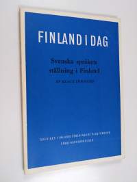 Svenska språkets ställning i Finland