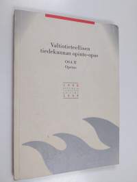 Valtiotieteellisen tiedekunnan opinto-opas osa 2 opetus