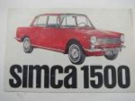 Simca 1500 -myyntiesite