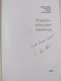 Kilpailuoikeuden käsikirja (signeerattu)