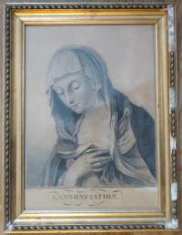 Lánnonciation  sign B Brauser 1830  hiilipiirros 38x29 cm