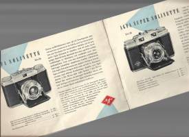 Agfa  kameror  - kameraluettelo n 1940 luku  20 sivua