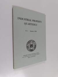 Industrial property quarterly Nr. 1 - January 1958