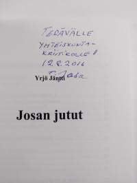 Josan jutut (signeerattu, tekijän omiste)