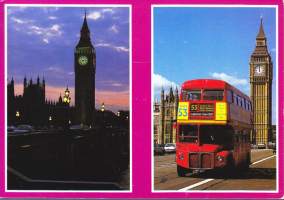 18 kpl Greetings from London/London -postikorttia. Kulkemattomia