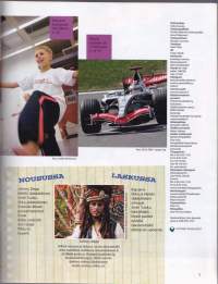 Koululainen 2006/9. Keskiaukeama-julisteessa (avaamaton!) O.C.-jengi, Paris Hilton, Gorilla, Mestarivoimistelija