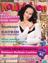 Koululainen 2007/1. Keskiaukeama-julisteessa  (AVAAMATON!) Pink, siperiantiikeri, Teemu Selänne, Hanna-Maria Seppälä