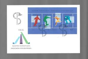 Nuirten harrastuksia FDC  ensipäivänkuori 4.10.1991