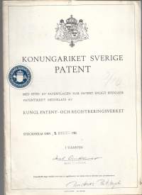 Konungariket Sverige Patent nr 432276  värmeväxlare  - patentti asiakirja 1982