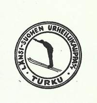 Länsi-Suomen Urheilukauppa Oy Turku 1942 -  firmalomake
