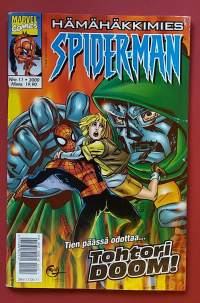 Hämähäkkimies 11/2000 - Spider-Man. Tohtori DOOM.  (Sarjakuvalehti, sopiva keräilykappaleeksi)