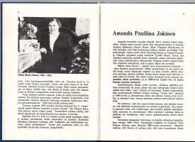 Tyrvään Manta. Eli vaimo kun sairaita parantaa. Amanda Jokisen ja Hulda Jokisen eläntyön kuvausta
