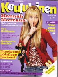 Koululainen 2008/11. Keskiaukeama-julisteessa (AVAAMATON) AC/DC, Idols-tähdet, Monster-auto ja koira