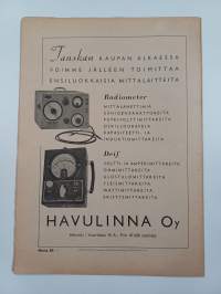 Radio ja sähkö 8/1945
