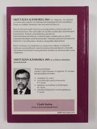 Yrittäjän käsikirja 2001