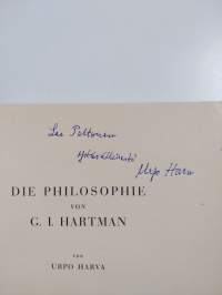 Die Philosophie von G.I. Hartman (signeerattu, tekijän omiste)