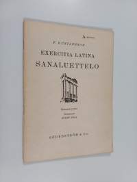 Exercitia latina : Sanaluettelo (A-painos)