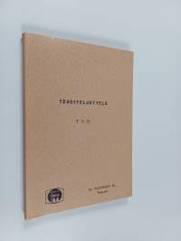 Tehosteluettelo : Työ