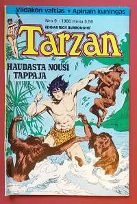 Tarzan 9/1980 - Haudasta nousi tappaja. (Sarjakuvalehti, sopiva keräilykappaleeksi)