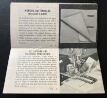 Instructions for Using Singer Buttonholer - Käyttöohje