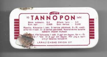Tannopon , pillerirasia - muovia 3x7x1 cm