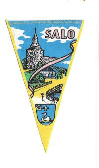 Salo  -  matkailuviiri  viiri n 15x9 cm